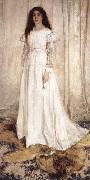 James Abbott McNeil Whistler Symphony in white No 1 The White Girl oil painting artist